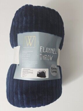 Wayland Square Plush Extra Long Throw Blanket 50" X 70"